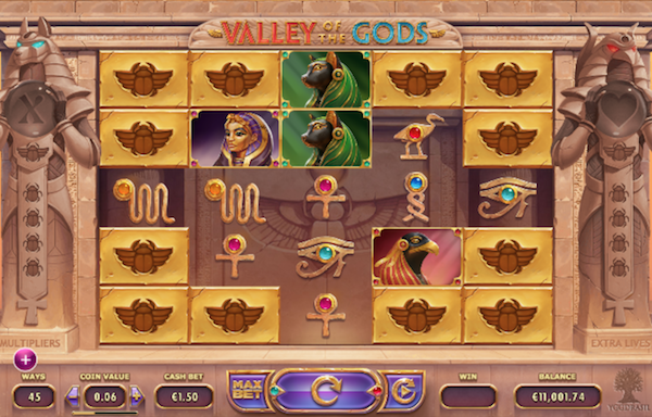 valley of the gods slot